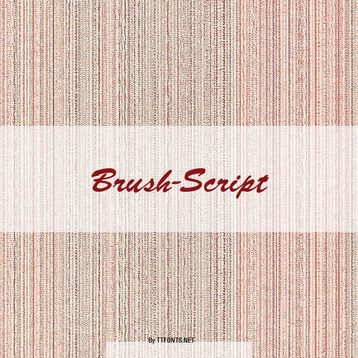 Brush-Script example