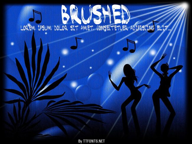 Brushed example