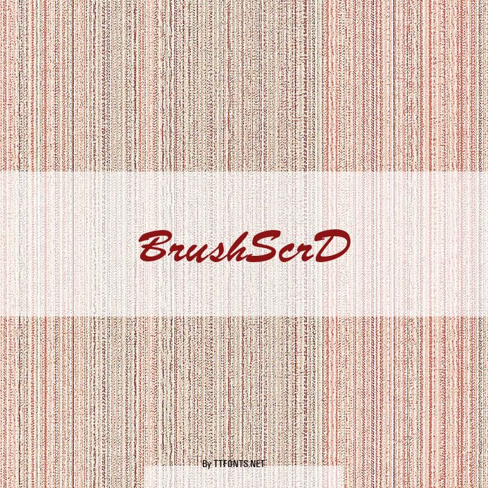 BrushScrD example