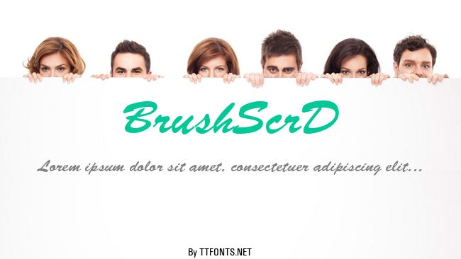 BrushScrD example