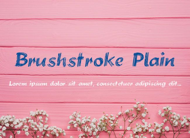 Brushstroke Plain example