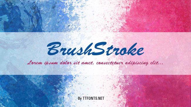 BrushStroke example