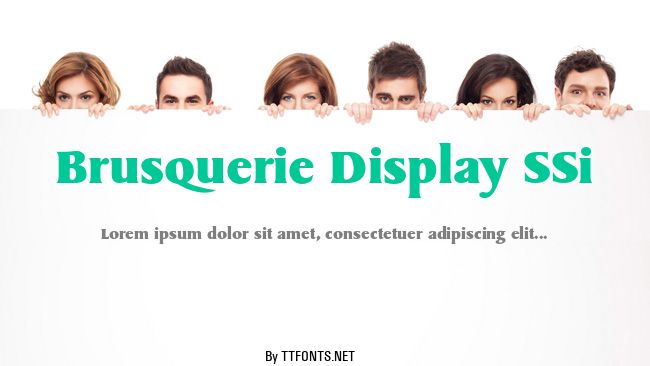 Brusquerie Display SSi example
