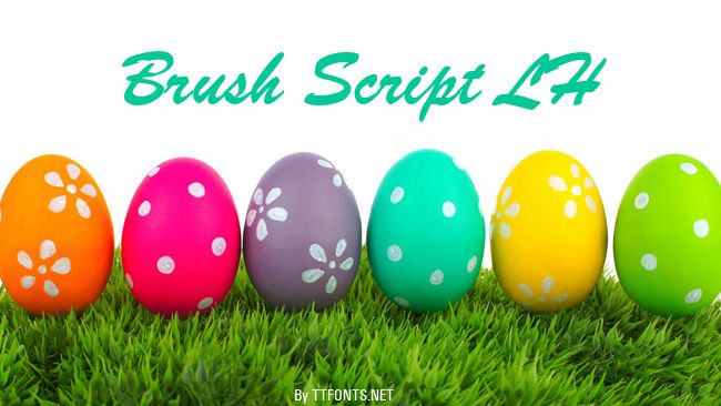 Brush Script LH example