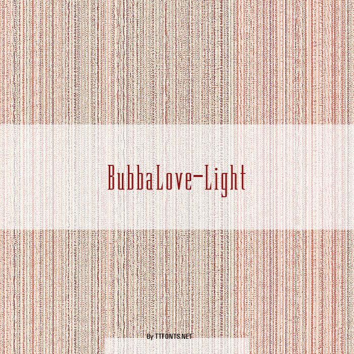 BubbaLove-Light example