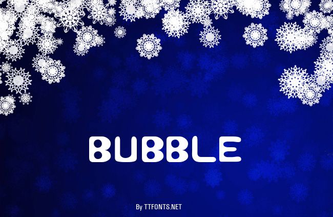 Bubble example