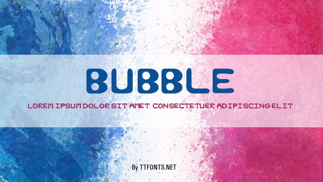 Bubble example