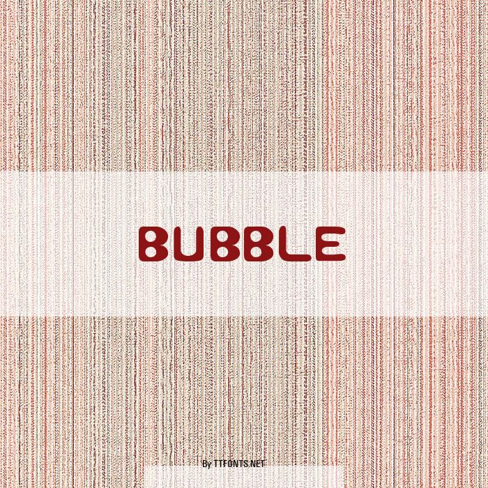 Bubble example