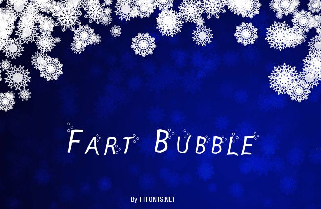 Fart Bubble example