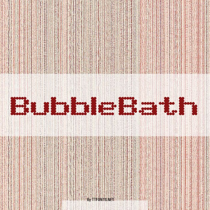 BubbleBath example
