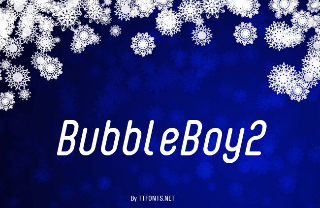 BubbleBoy2 example
