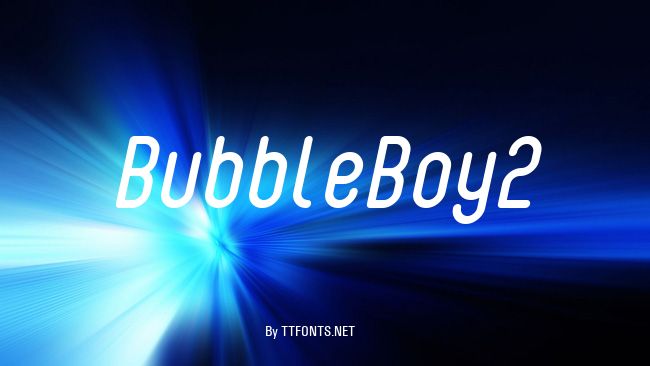 BubbleBoy2 example