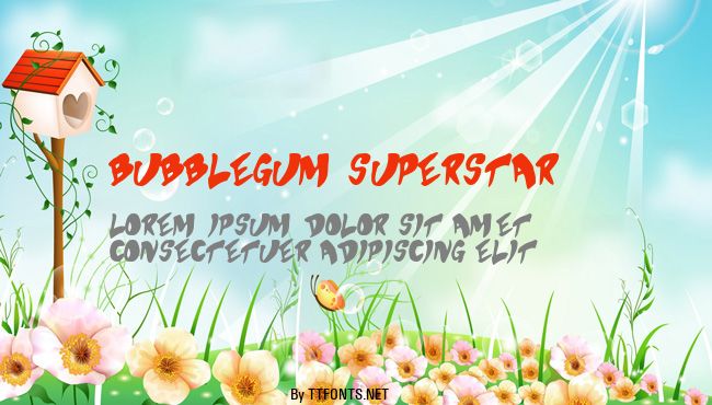 Bubblegum Superstar example