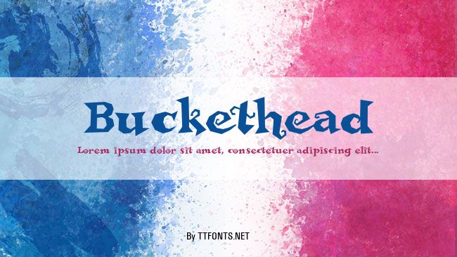 Buckethead example