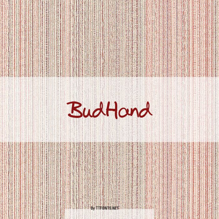 BudHand example