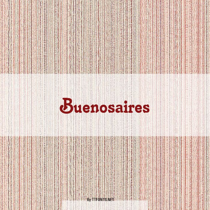 Buenosaires example