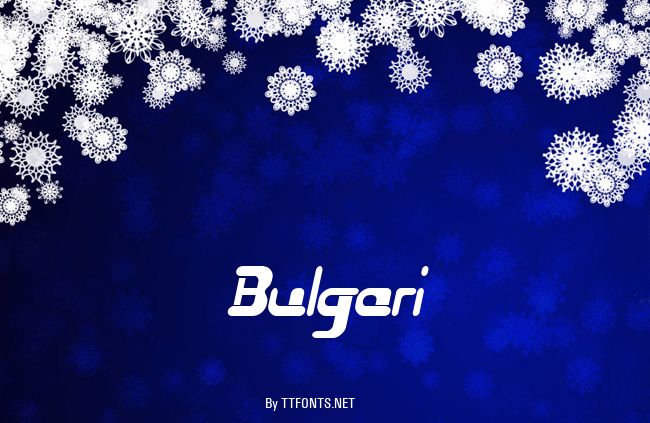 Bulgari example