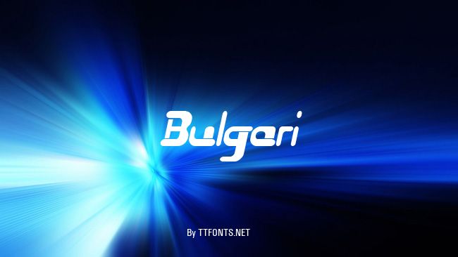Bulgari example