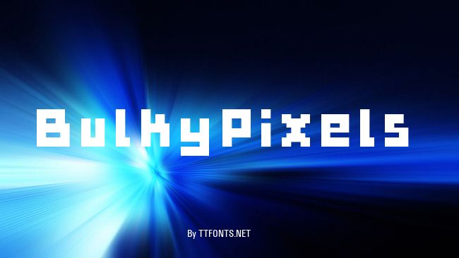 BulkyPixels example