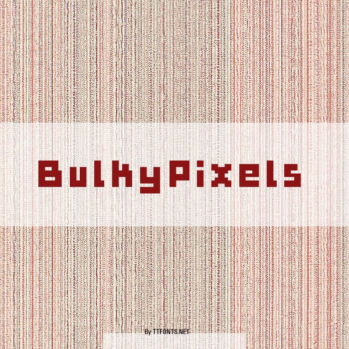BulkyPixels example