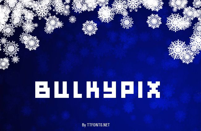 BULKYPIX example