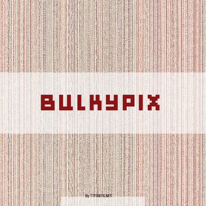 BULKYPIX example