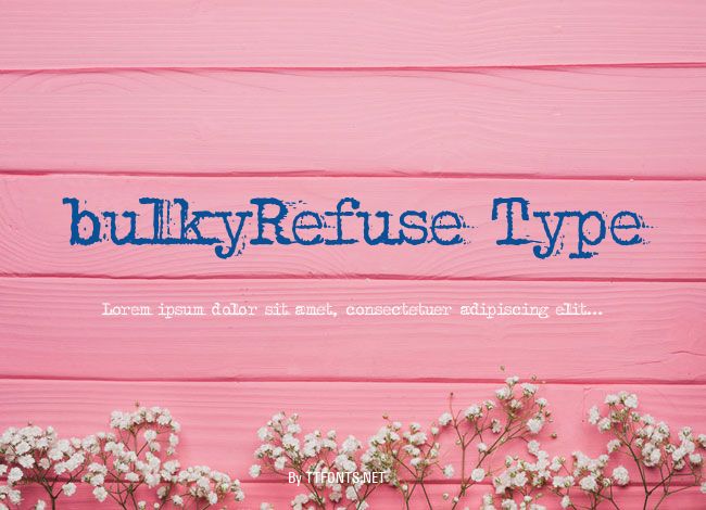 bulkyRefuse Type example