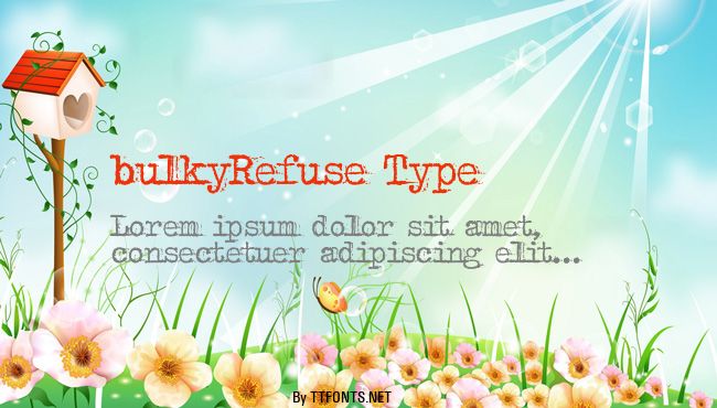 bulkyRefuse Type example