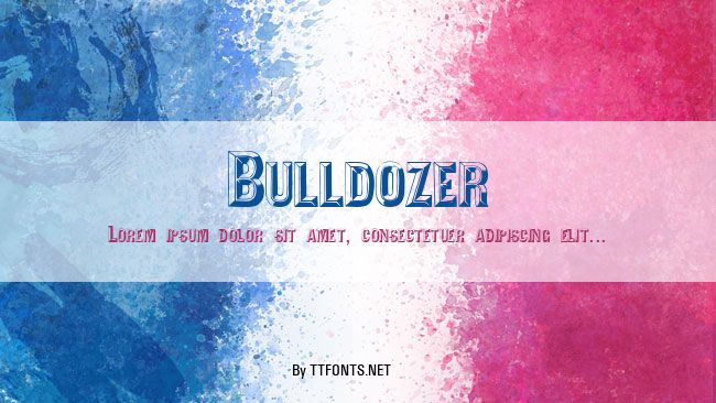 Bulldozer example