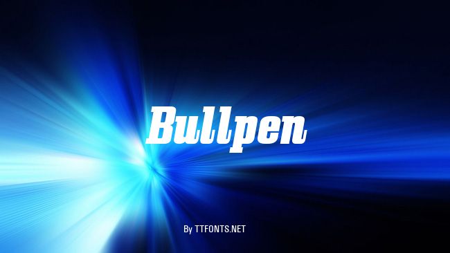 Bullpen example