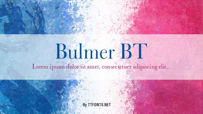 Bulmer BT example