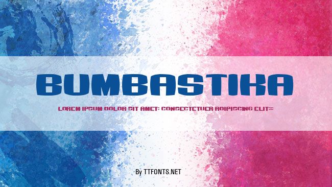 Bumbastika example