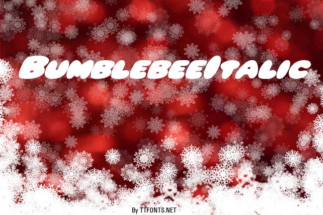 BumblebeeItalic example