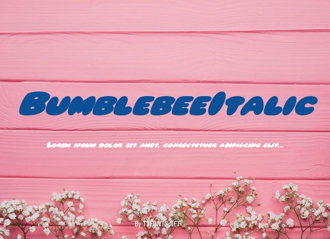 BumblebeeItalic example
