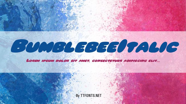 BumblebeeItalic example
