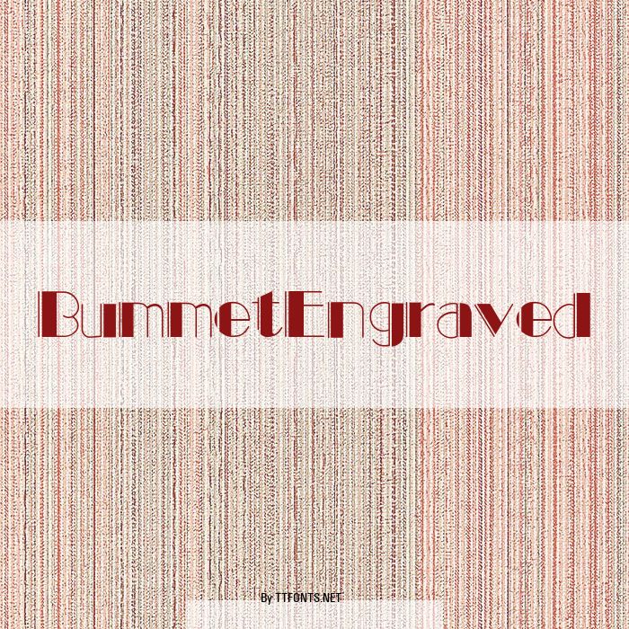 BummetEngraved example
