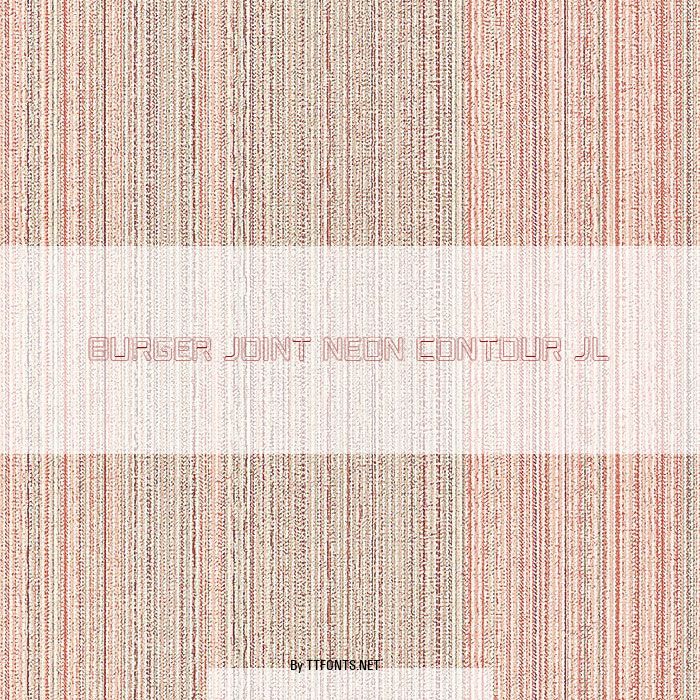 Burger Joint Neon Contour JL example