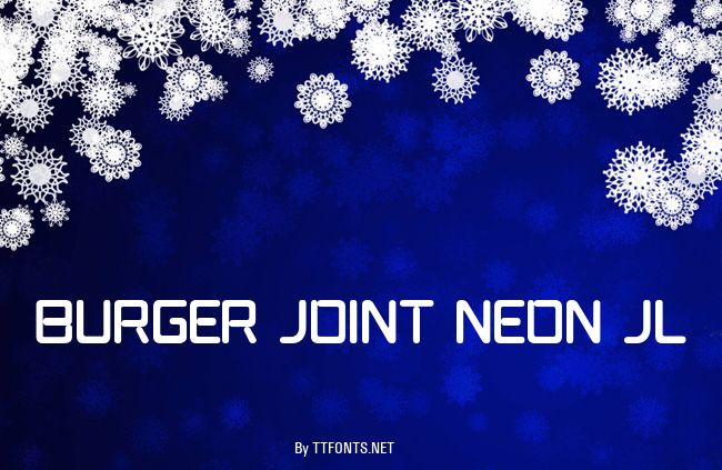 Burger Joint Neon JL example