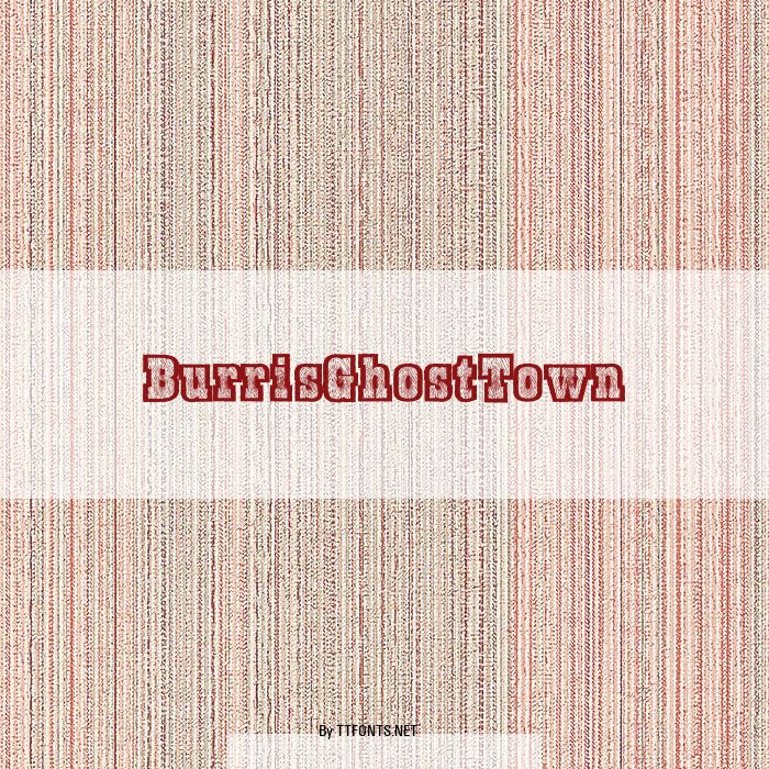 BurrisGhostTown example