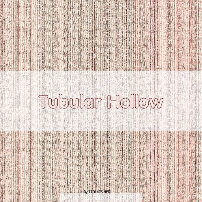 Tubular Hollow example