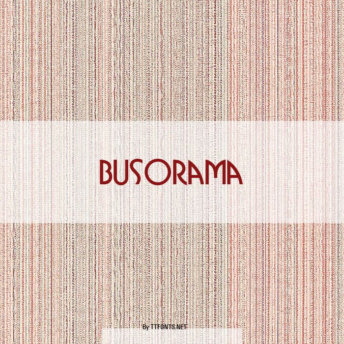 Busorama example
