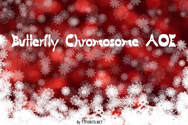 Butterfly Chromosome AOE example