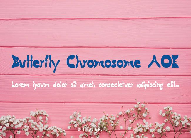 Butterfly Chromosome AOE example