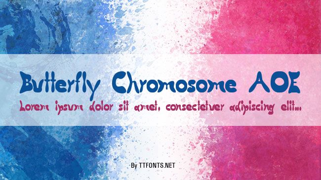 Butterfly Chromosome AOE example
