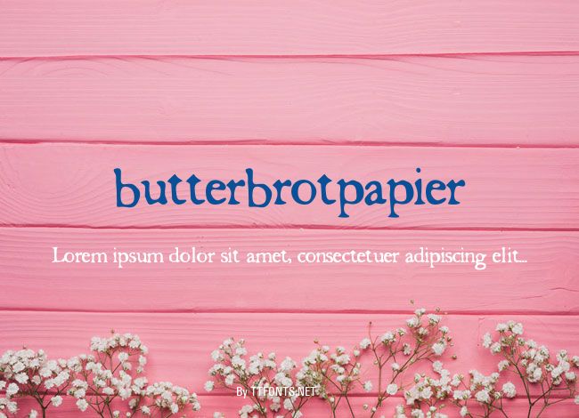 butterbrotpapier example
