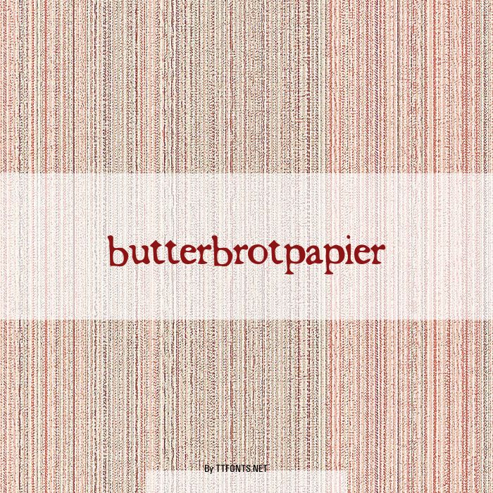butterbrotpapier example