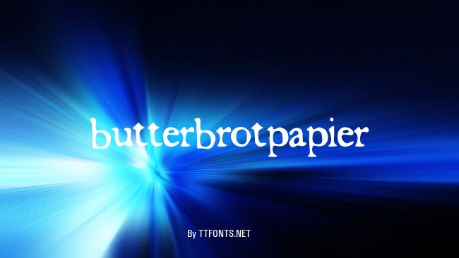 butterbrotpapier example