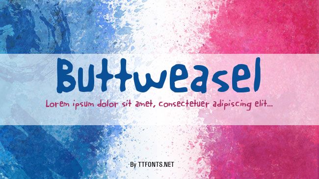Buttweasel example