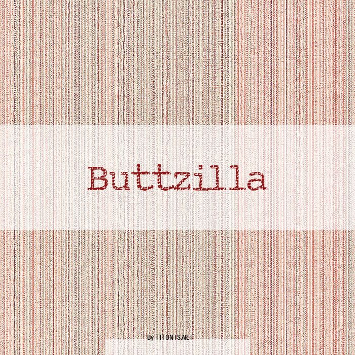 Buttzilla example