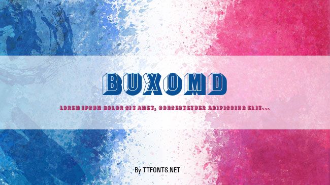 BuxomD example